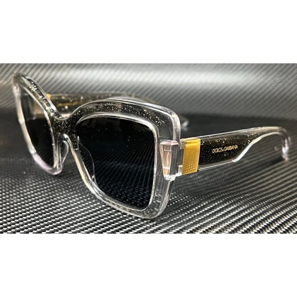 Dolce & Gabbana 53mm Glitter Women's Sunglasses - Picture 1 of 5